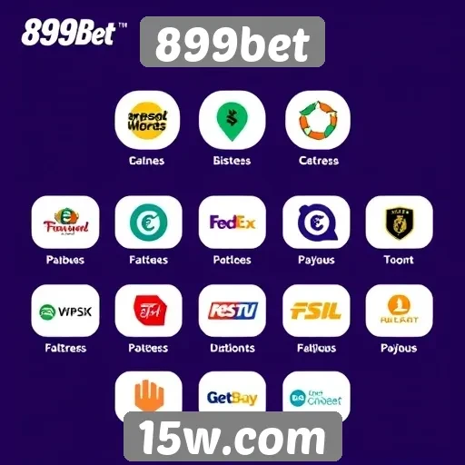 Opcões de pagamento disponíveis no 899bet